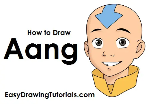 aang avatar drawing