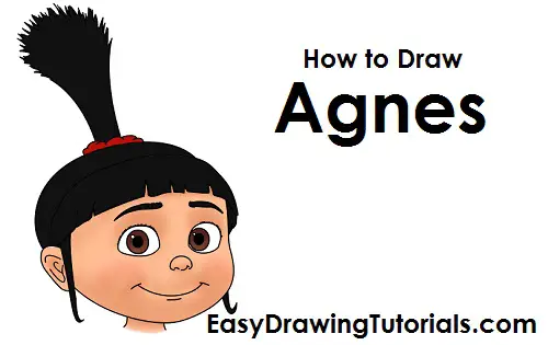 how to draw agnes from despicable me