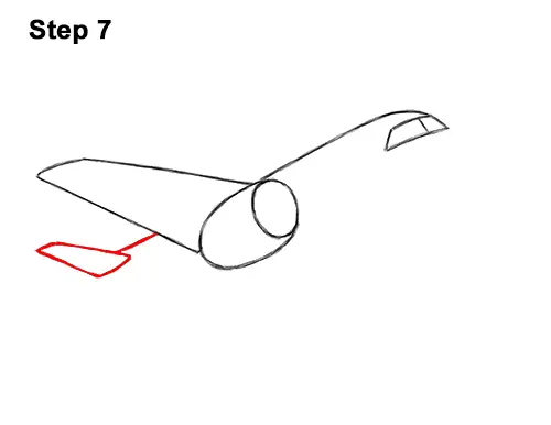 How to Draw Cartoon Airplane 7