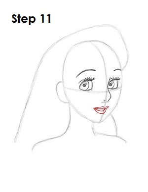 How to Draw Alice Step 11