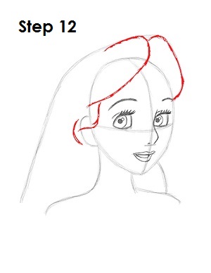 How to Draw Alice Step 12