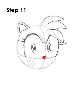 Draw Amy Rose 11