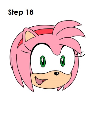 Draw Amy Rose