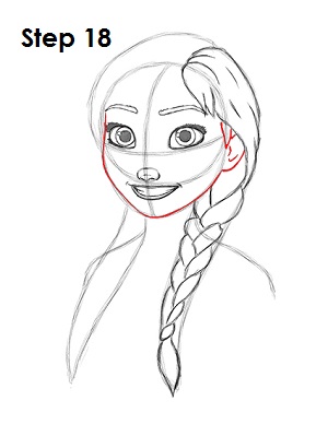 Draw Anna Frozen 18