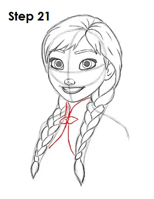 Draw Anna Frozen 21