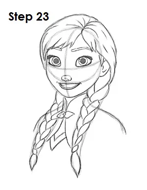 Draw Anna Frozen 23