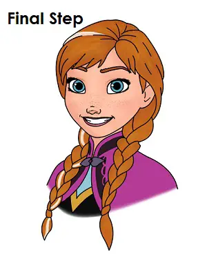 Draw Anna Frozen Last