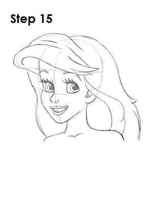 how to draw disney princesses faces step by step