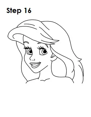 Ariel The Little Mermaid Realistic Drawing  Drawing Skill