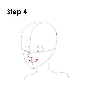 How to Draw Ariel Step 4