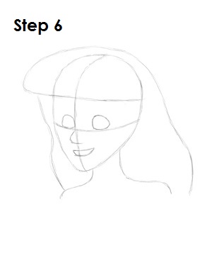 How to Draw Ariel Step 6