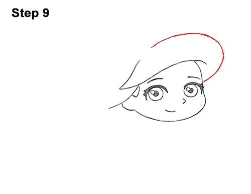 Draw Mini Chibi Little Mermaid Ariel 9