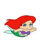 How to Draw Ariel the Little Mermaid Mini