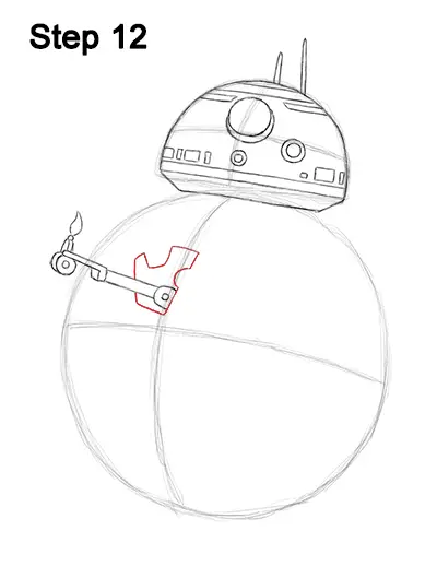 Draw BB-8 Force Awakens 12