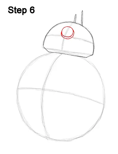 Draw BB-8 Force Awakens 6