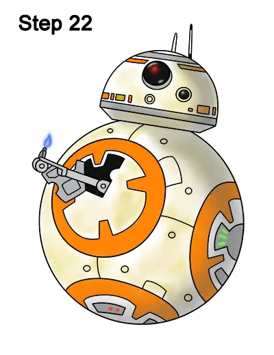 Draw BB-8 Force Awakens