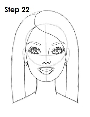 easy to draw barbie