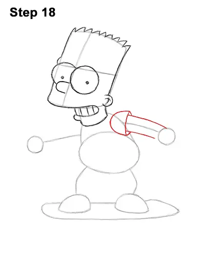 How to Draw Bart Simpson (Full Body)