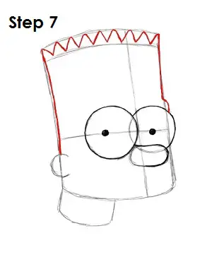 Bart Simpson Step 7