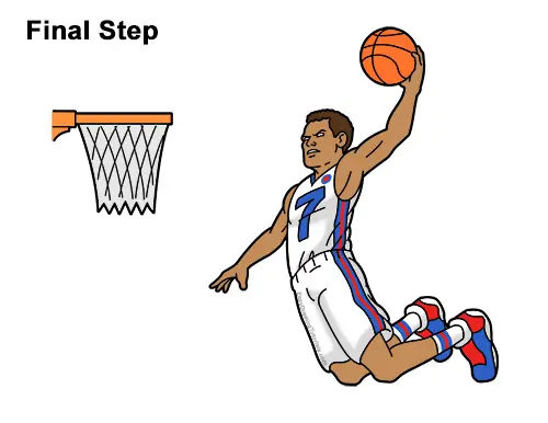 How to Draw a Basketball Player VIDEO & Step-by-Step Pictures