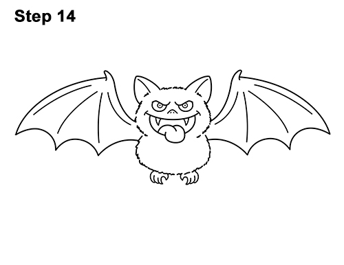 How to Draw a Bat || VIDEO & Step-by-Step Pictures