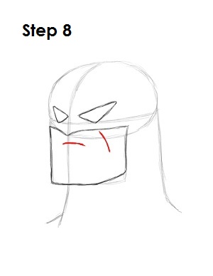 How to Draw Batman Step 8