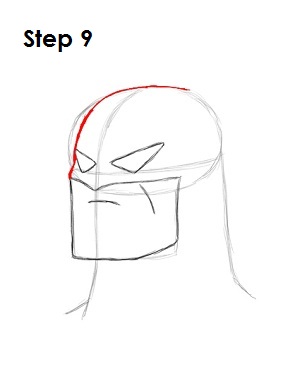 How to Draw Batman Step 9