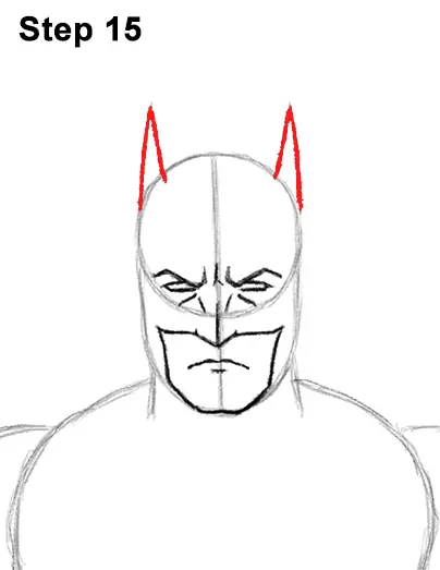 Draw Batman Full Body 15