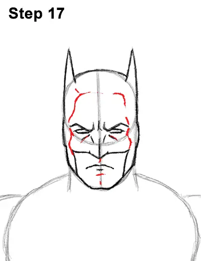 Draw Batman Full Body 17