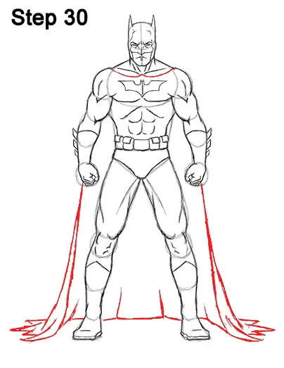 how to draw batman face step by step