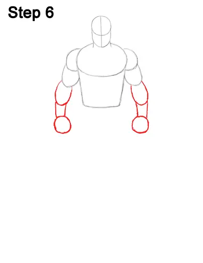 Draw Batman Full Body 6