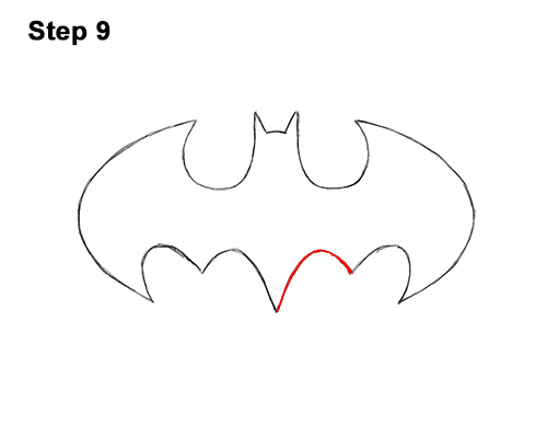 How to Draw the Batman Logo VIDEO & Step-by-Step Pictures