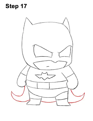 How To Draw Batman Mini