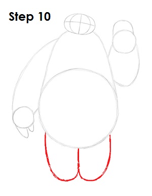 Draw Baymax Big Hero 10