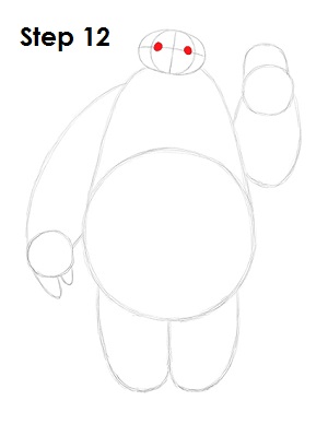 Draw Baymax Big Hero 12