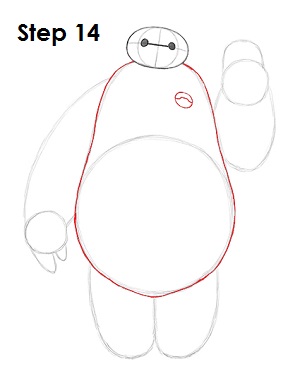 Draw Baymax Big Hero 14