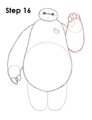 Draw Baymax Big Hero 16