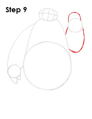 Draw Baymax Big Hero 9