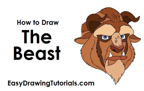 disney beauty and the beast drawings