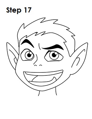 Draw Beast Boy 17