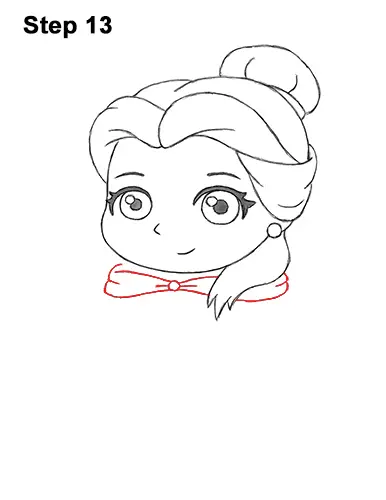 Draw Mini Chibi Cute Little Belle Beauty 13