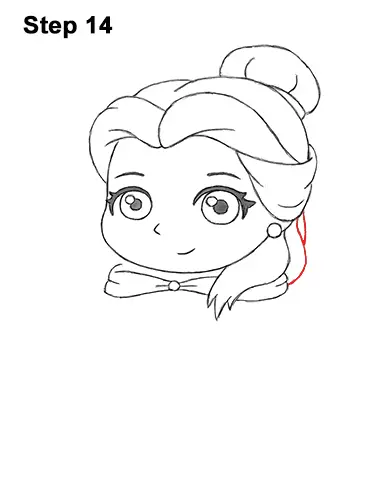 Draw Mini Chibi Cute Little Belle Beauty 14