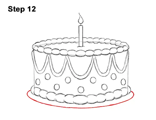 Birthday Cake Sketch by StargazerSpangler on DeviantArt