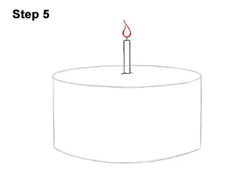 How To Draw A Birthday Cake Video Step By Step Pictures