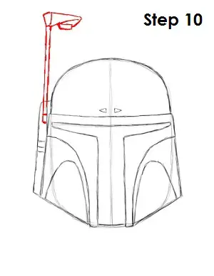 Draw Boba Fett Step 10