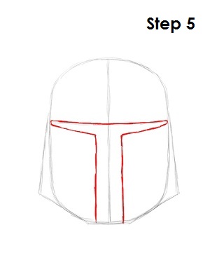 Draw Boba Fett Step 5