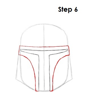 Draw Boba Fett Step 6