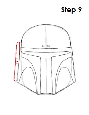 Draw Boba Fett Step 9