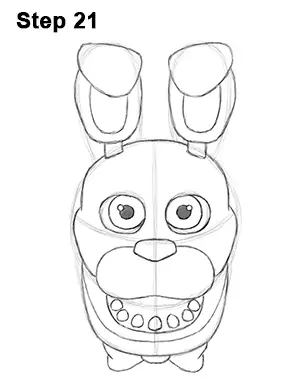 Here's my artwork of Bonnie from the Official FNAF Coloring Book