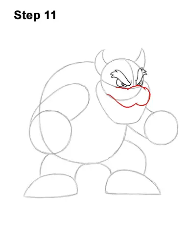 How to Draw Bowser Super Mario Nintendo Full Body 11